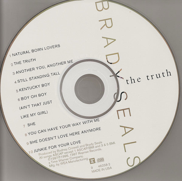 Brady Seals - Truth - Used CD image 3