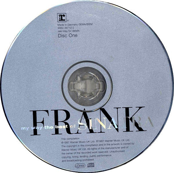 Frank Sinatra - My Way (The Best Of ) - Used CD image 4