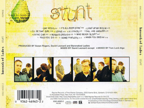Barenaked Ladies - Stunt - Used CD image 8