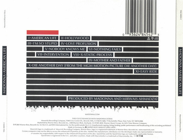 Madonna - American Life - Used CD image 4