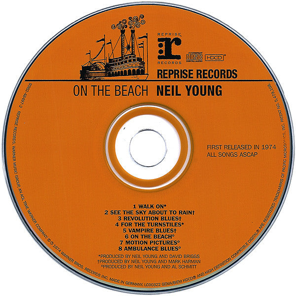 Neil Young - On The Beach - CD image 3