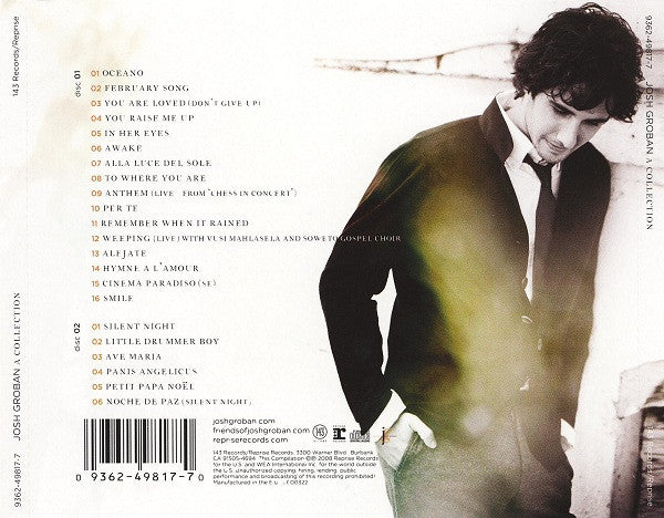 Josh Groban - A Collection - CD image 2