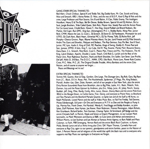 Gang Starr - Step In The Arena - CD image 5