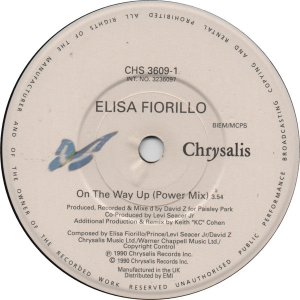 Elisa Fiorillo - On The Way Up - Used Vinyl Record 7" image 7