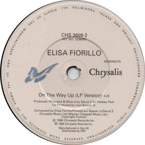 Elisa Fiorillo - On The Way Up - Used Vinyl Record 7" image 8