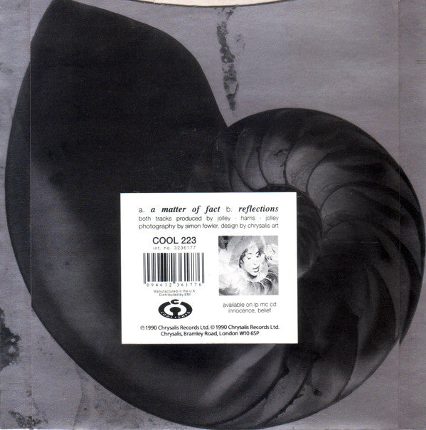 Innocence - A Matter Of Fact - Used Vinyl Record 7" image 6