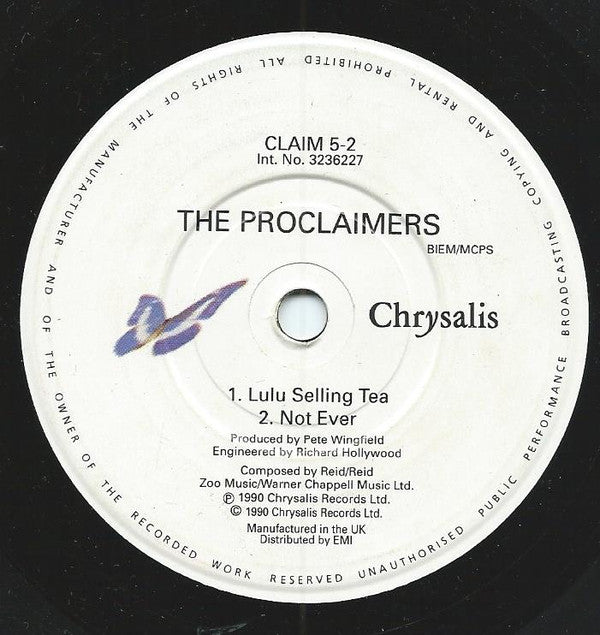 Proclaimers - King Of The Road EP - Used Vinyl Record 7" image 4