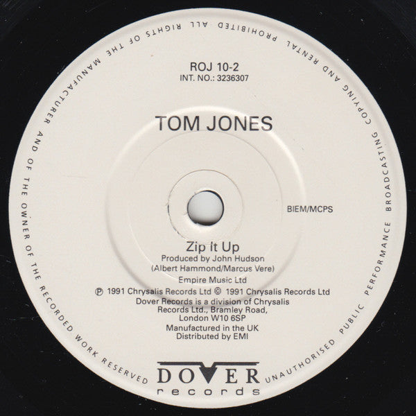 Tom Jones - Couldn't Say Goodbye - Used Vinyl Record 7" image 4