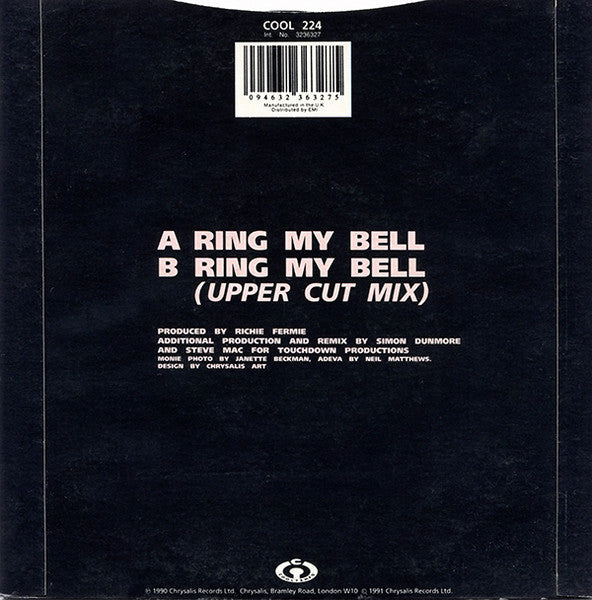 Monie Love - Ring My Bell - Used Vinyl Record 7" image 2