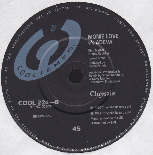 Monie Love - Ring My Bell - Used Vinyl Record 7" image 4