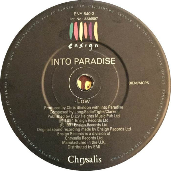Into Paradise - Burns My Skin - Used Vinyl Record 7" image 3