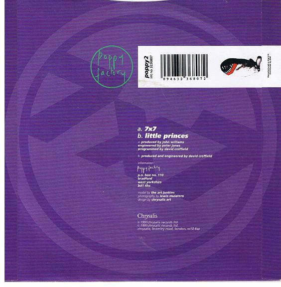 Poppy Factory - 7x7 - Used Vinyl Record 7" image 2