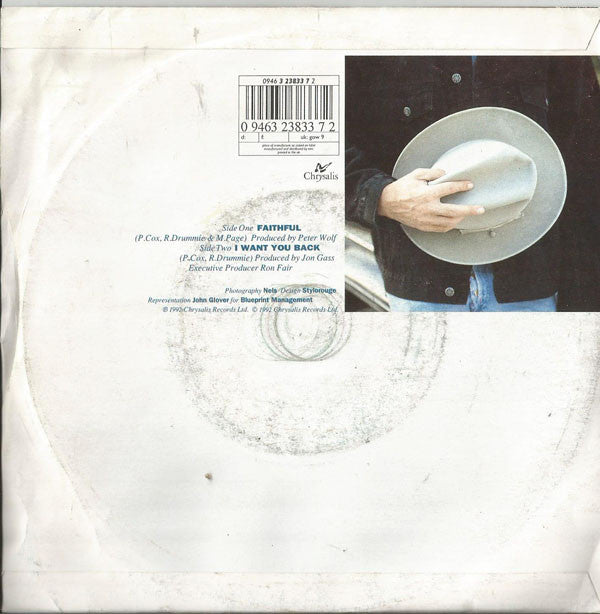 Go West - Faithful - Used Vinyl Record 7" image 2