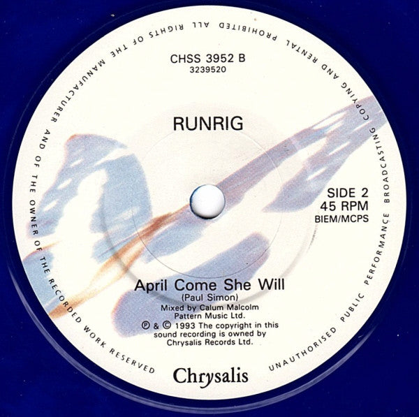 Runrig - Wonderful - Used Vinyl Record 7" image 4