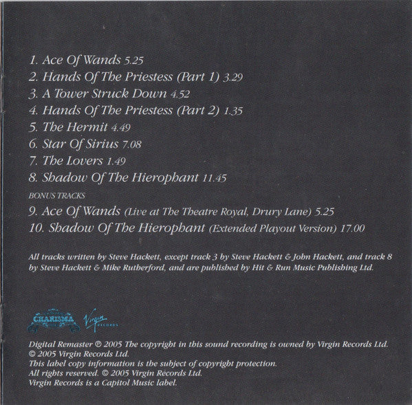 Steve Hackett - Voyage Of The Acolyte - CD image 4