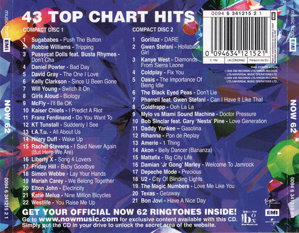 Various - Now That's What I Call Music! 62 - Used CD image 7