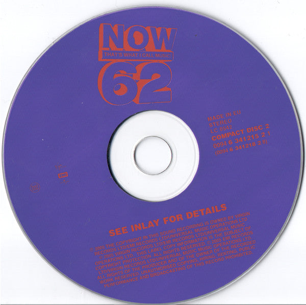 Various - Now That's What I Call Music! 62 - Used CD image 9