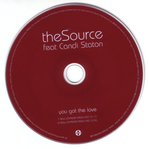 Source - You Got The Love - Used CD image 3