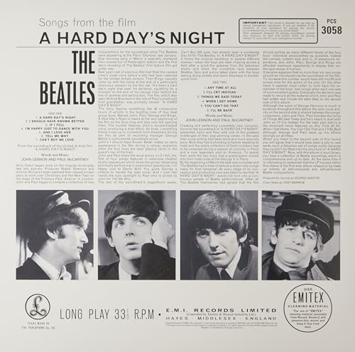 BEATLES - A Hard Day's Night - Vinyl Record image 2