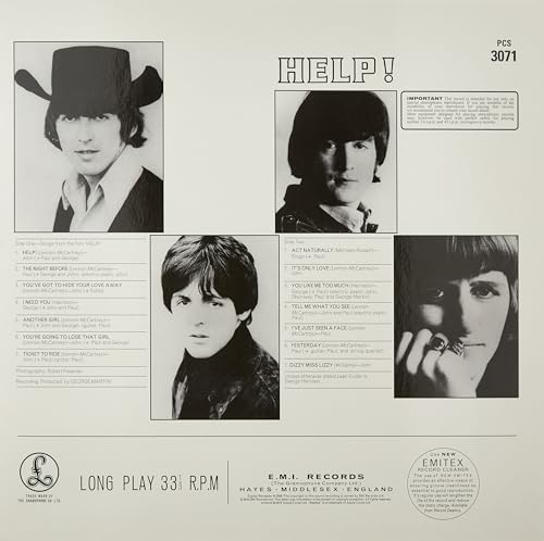 BEATLES - Help! - Vinyl Record image 2
