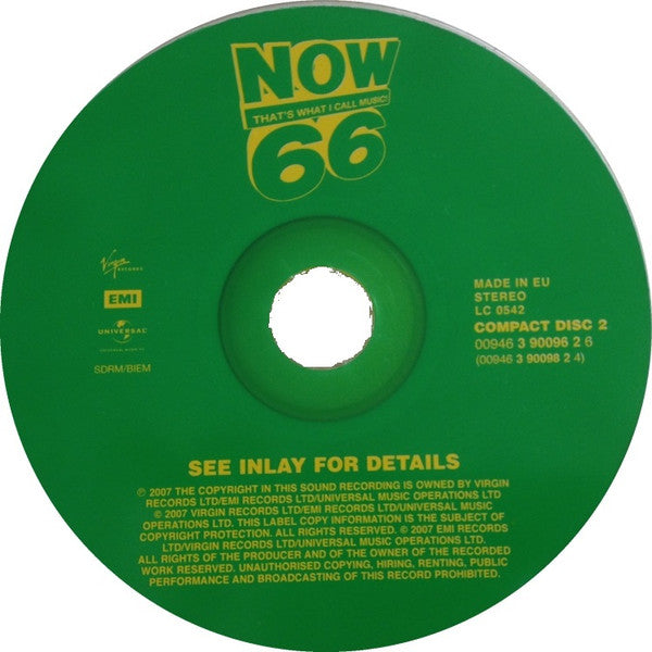 Various - Now That's What I Call Music! 66 - Used CD image 10