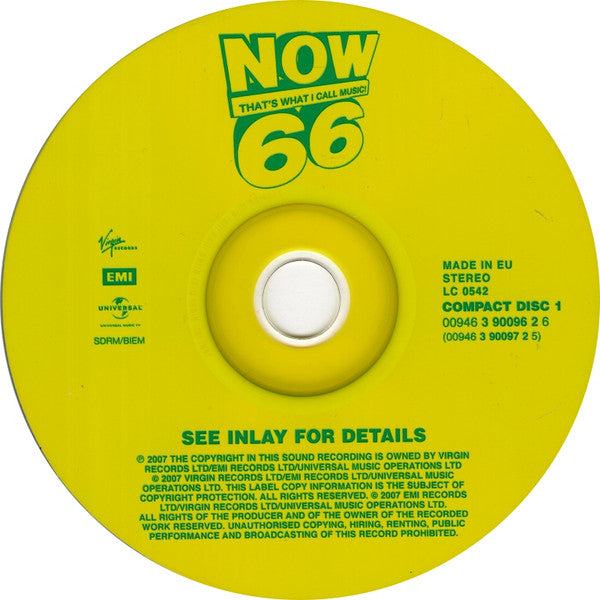 Various - Now That's What I Call Music! 66 - Used CD image 4