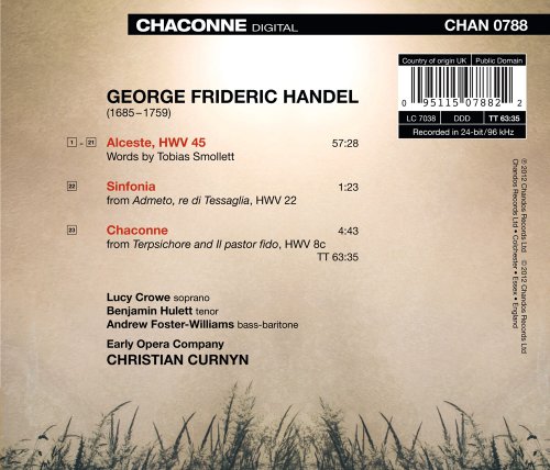 Georg Friedrich Hand - Alceste - CD image 2