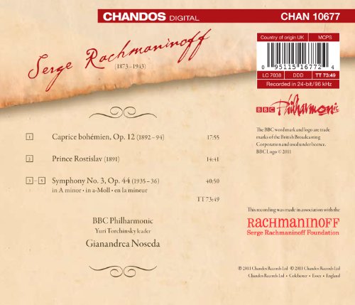 Sergei Rachmaninov - Rachmaninov: Symphony No. 3 - CD image 2