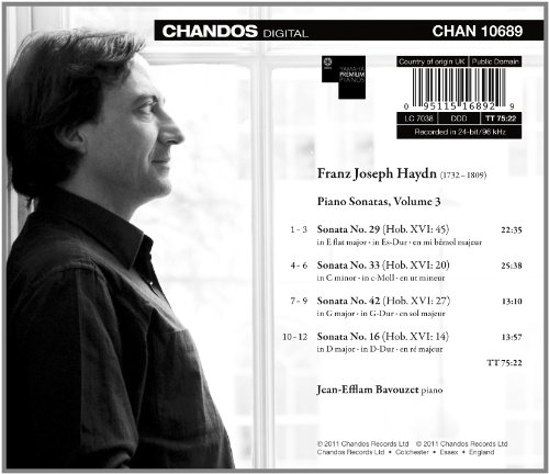 Joseph Haydn - Piano Sonatas, Vol. 3 - CD image 2