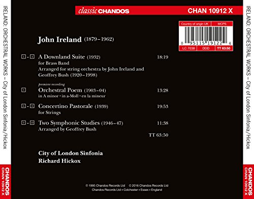 John Ireland - Ireland: A Downland Suite - CD image 2