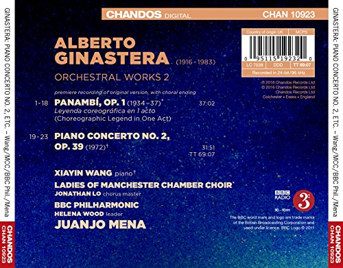 Alberto Ginastera - Orchestral Works 2 – Piano Concerto No. 2 • Pana image 2