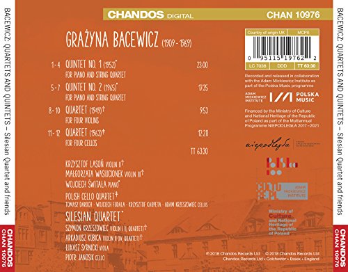 Grażyna Bacewicz - Two Piano Quintets ∙ Quartet For Four Violins ∙ image 2