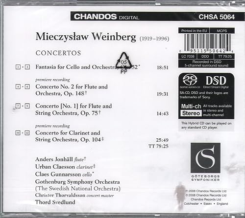 Mieczysław Weinberg - Concertos - CD image 2