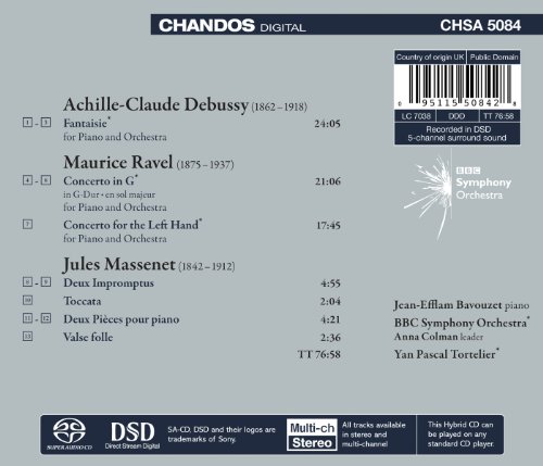 Jean-Efflam Bavouzet - Ravel Debussy Massenet - SACD image 2