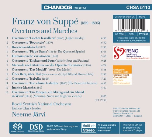 Franz von Suppe - Overtures And Marches - CD image 2