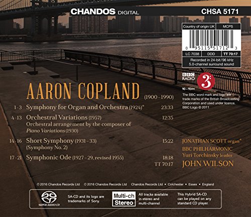 Aaron Copland - Copland: Orchestral Works - Symphonies - CD image 2