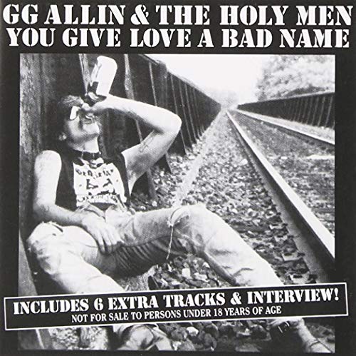 GG ALLIN - YOU GIVE LOVE A BAD NAME - CD image 2