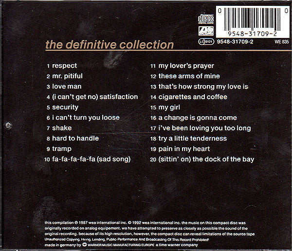 Otis Redding - Dock Of The Bay - The Definitive Collection - CD image 4