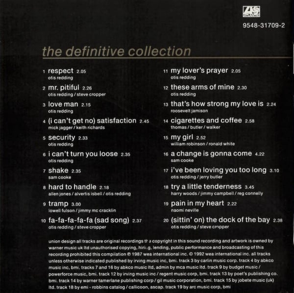 Otis Redding - Dock Of The Bay - The Definitive Collection - CD image 5