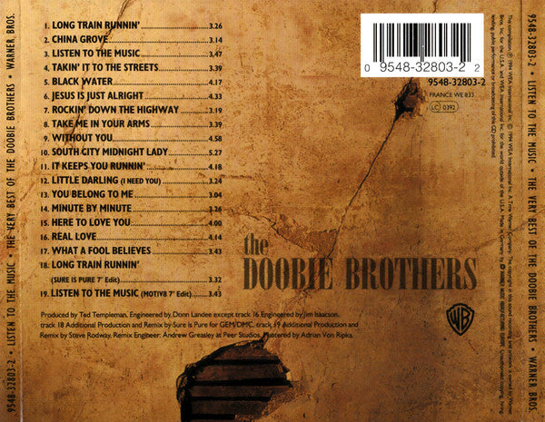 Doobie Brothers - Listen To The Music · The Very Best Of - CD image 2