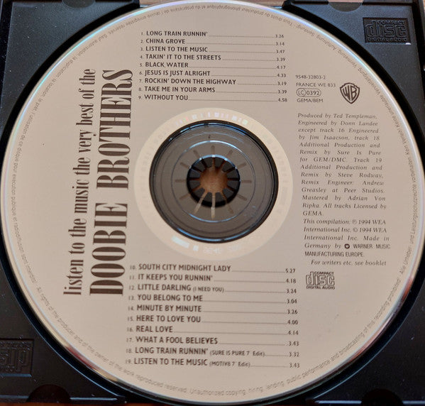 Doobie Brothers - Listen To The Music · The Very Best Of - CD image 6