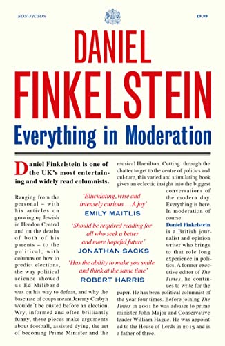 Daniel Finkelstein - Everything in Moderation - Paperback image 1