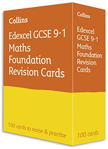 Collins GCSE - New Edexcel GCSE 9-1 Maths Foundation Revision Flashcar image 1