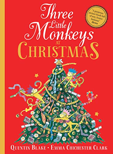Quentin Blake - Three Little Monkeys at Christmas - Paperback image 1