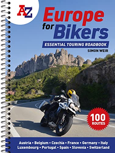 A-Z Maps - A -Z Europe for Bikers : 100 Scenic Routes Around Europe - image 1