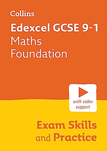 Collins GCSE - Edexcel GCSE 9-1 Maths Foundation Exam Skills and Pract image 1