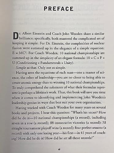 John Wooden - Wooden on Leadership - Hardback image 4