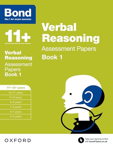 Bond - 11+: Verbal Reasoning: Assessment Papers : 11+-12+ years Book 1 image 1