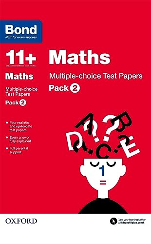 Bond - 11+: Maths: Multiple-choice Test Papers : Pack 2 - Paperback image 1