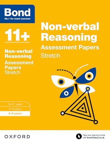 Bond - 11+: Non-verbal Reasoning: Stretch Papers : 8-9 years - Paperba image 1